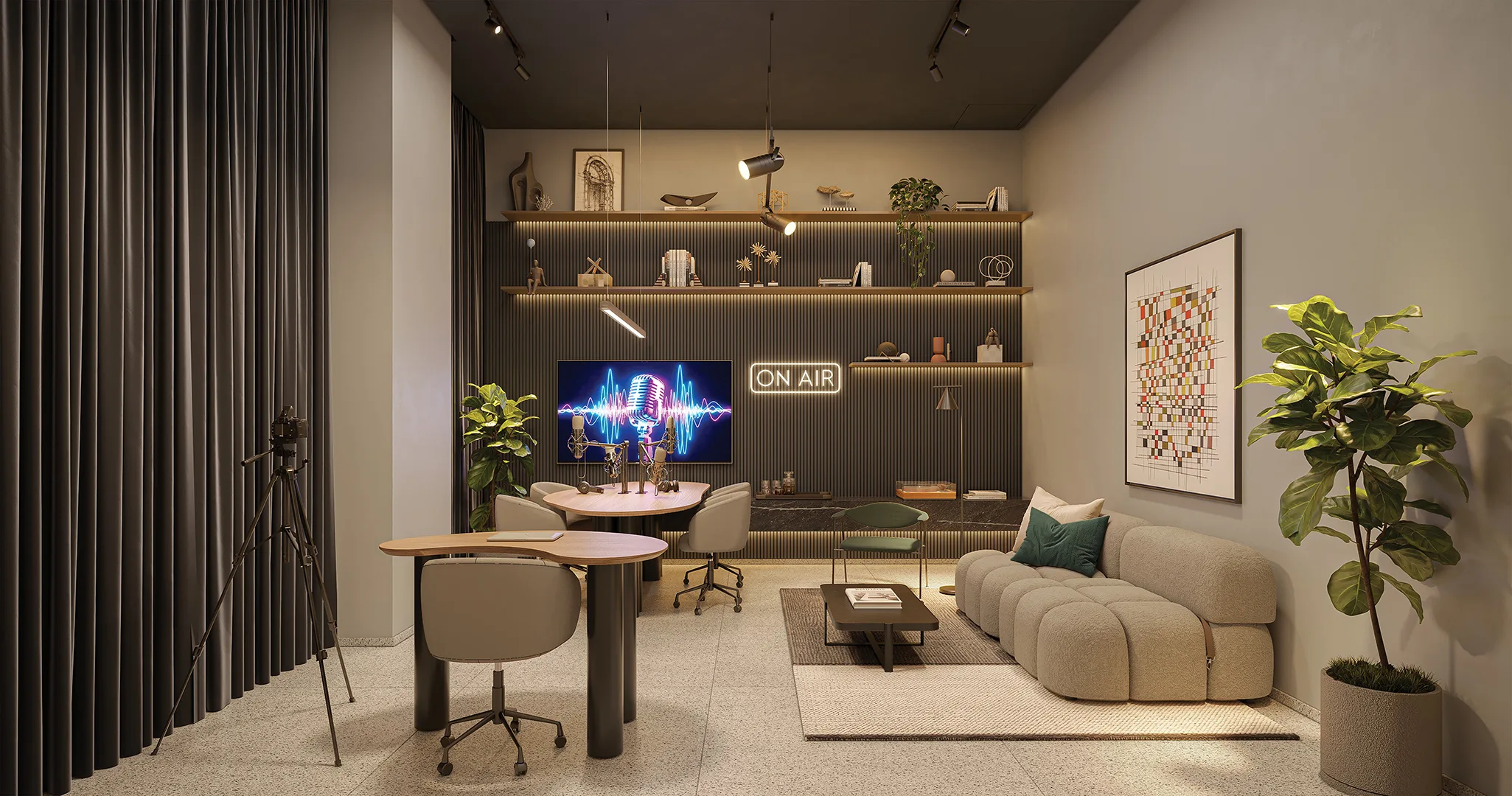 Podcast studio