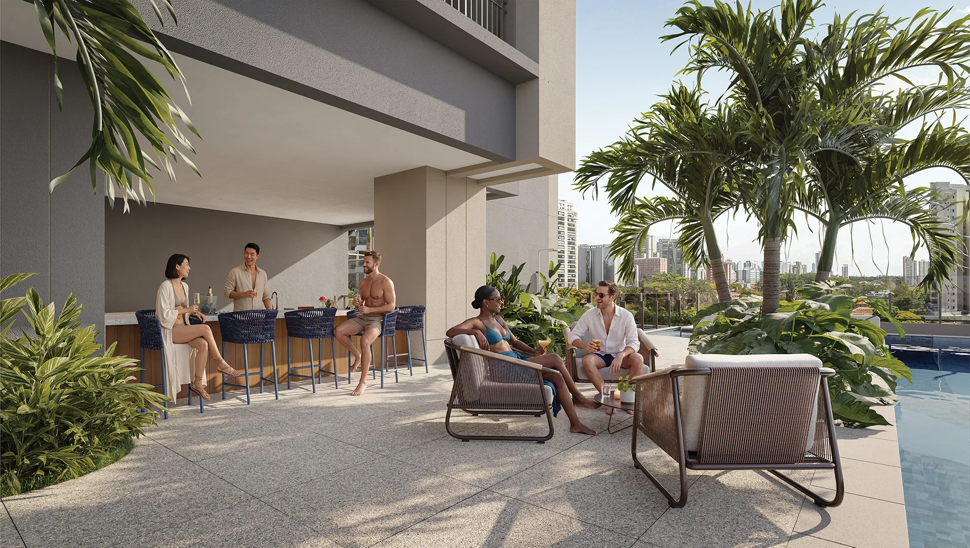 Pool bar